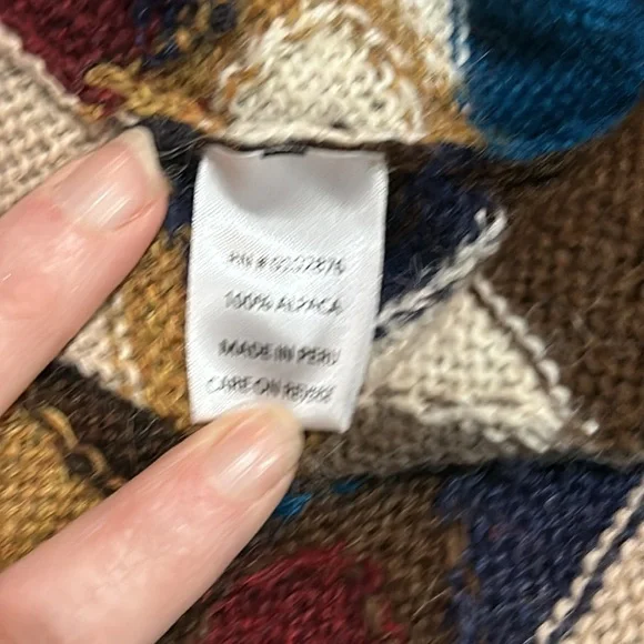 100% Alpaca men’s sweater Novica